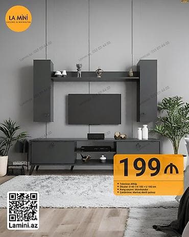 stelaj polka: Düz TV altlığı, Polkalı — 1