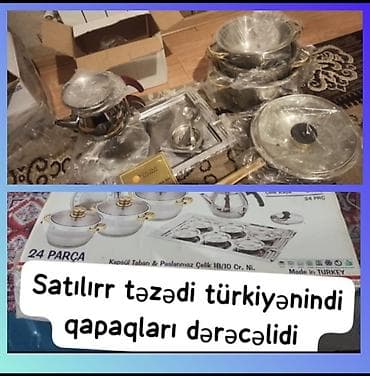 susta: Qazan, rəng - Gümüşü, Paslanmayan polad, Türkiyə — 1