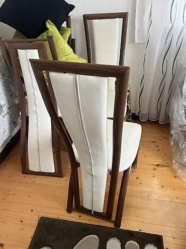 taxdalar: Qonaq otağı üçün, rəng - Ağ Stul — 3