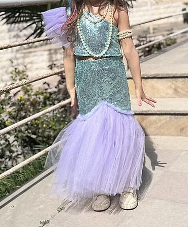 Организация мероприятий: Uşaq üçün “dəniz qızı” temalı iki hissəli kostyum Rusalka platye — 2