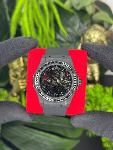 rus saati: Yeni, Qol saatı, Hublot, rəng - Qara — 4