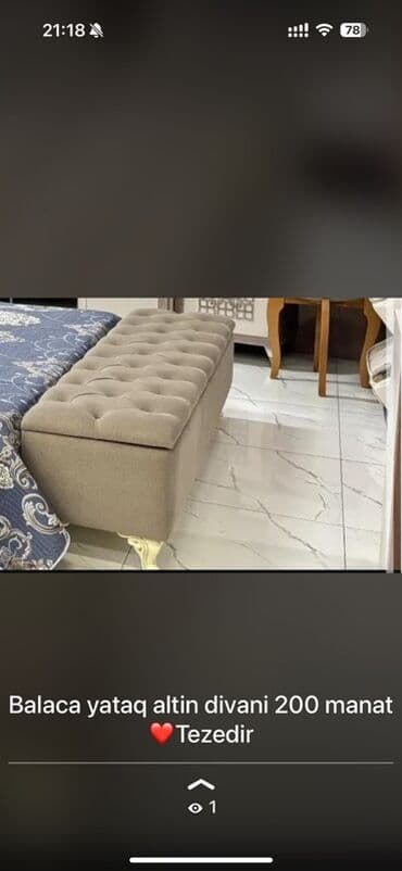 uşaq üçün dolab: 2 təknəfərlik çarpayı, 2 tumba, Dolab, Komod, Yeni — 1