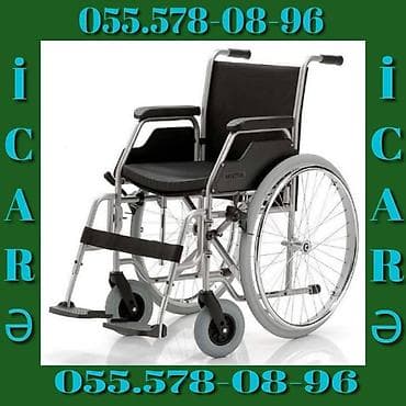 Mexaniki əlil arabası – icarə xidməti - Rahat oturacaq və kürəklik -