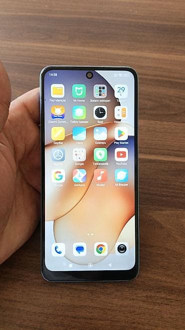 phone 12: Redmi 12, 128 GB, rəng - Mavi, Qırıq — 2