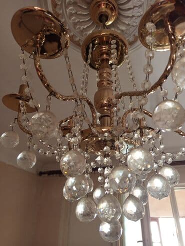 люстр бра светильников: Çılçıraq, 6 lampa, Metal — 3