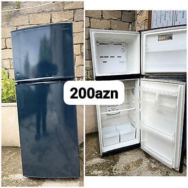 samsung 200 azn: 2 qapılı Samsung Soyuducu Satılır, rəng - Qara — 1