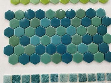 paneli: Altıbucaqlı mozaik kafel dəsti - Forma: altıbucaqlı (hexagon) mozaik — 1