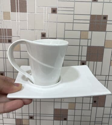 Fincanlar, rəng - Ağ, 1 əd