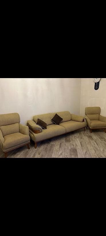 divan satisi: ✔️800 man (Buzovna). Divan+ 2 kreslo. 2000-ə alınıb. Təcili satılır — 1