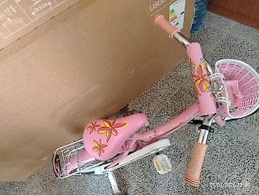 moto velo: Yeni Dörd təkərli Uşaq velosipedi 16", sürətlərin sayı: 1 — 3