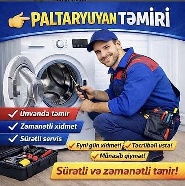 teker təmiri: Paltaryuyan təmiri xidməti - Ünvanınızda təmir - Zəmanətli xidmət - — 1