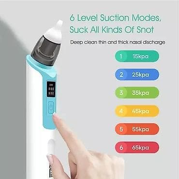 burun temizleme aparatı: Usaq burun aspiratoru ucun elektron burun aspiratoru, burun ucun cox — 2
