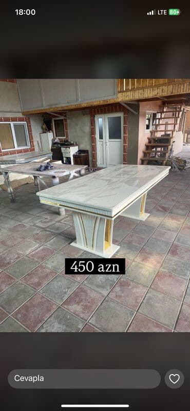 kepenek masa: Yeni, Masa və oturacaqlar, Kredit var, Azərbaycan — 1