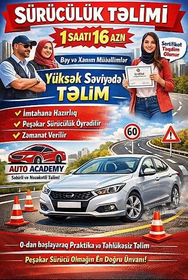 Няни, сиделки: Автошкола, курс вождения, Седан — 1