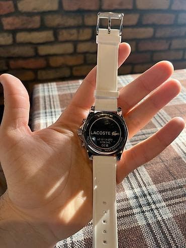 saat sensor: İşlənmiş, Qol saatı, Lacoste, rəng - Ağ — 4