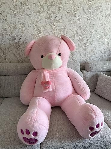 dələ yumşaq oyuncaqlar: Böyük ölçülü peluş ayı. tertemizdir yaxşı veziyettedir — 1