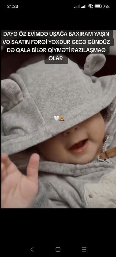 baku rent a car: Uşağa baxıcı xidmətləri - Öz evimdə peşəkar dayə xidməti - Yaş — 1