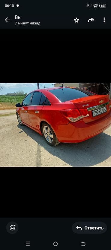 daewoo nexia 2018: Chevrolet Cruze LT sedan - Kuzov: 4 qapılı sedan, parlaq qırmızı rəng — 7