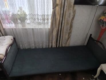 кравати: İşlənmiş, Təknəfərlik çarpayı, Bazasız, Matras ilə, Siyirməsiz, Azərbaycan — 2