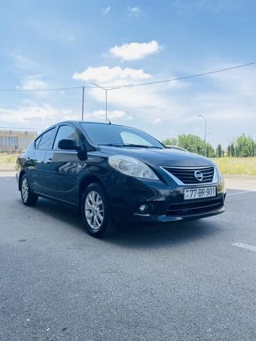 17 amg disk teker satisi: Nissan Sunny / latio sedan - Küllü qara rəng, 4 qapılı sedan kuzov - — 2