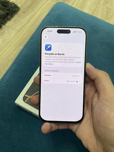 iphone x ekran: IPhone 16 Pro, 128 GB, Qızılı, Face ID — 7