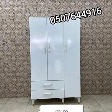 metbex skaf: Yeni, 4 qapılı, Güzgülü, Ağ, Digər material, Açılan, Düz dolab — 4