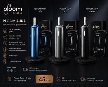ploom qiymet: Ploom Aura – yeni nəsil tütün qızdırıcı - Bluetooth dəstəyi: mobil — 1