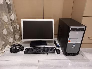 masaustu komputer: Masaüstü kompüter dəsti Tərkib: - Sistem bloku: Asus qutusu, ön — 1