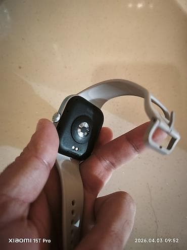 karaoke mikrofon bluetooth: Smart saat, Redmi, Sensor ekran, rəng - Boz — 3