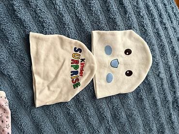 Uşaq papaqları dəsti - 2 ədəd bej rəngli trikotaj papaq - Material