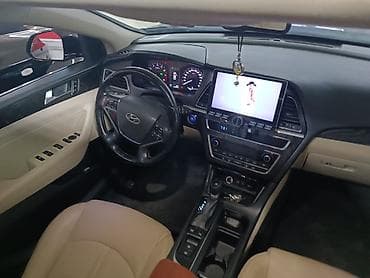 азербайджан авто: Hyundai Sonata sedan - Kuzov: qara rəng, aerodinamik xətlər, xrom ön — 8