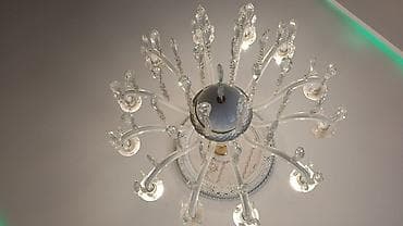 qara rengli sekiller: Çılçıraq, 10 və daha çox lampa, Şüşə — 3