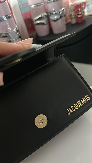 Digər aksesuarlar: Jacquemus qadın çantası premium deri – qara rəng Yepyenidir hediye de — 2