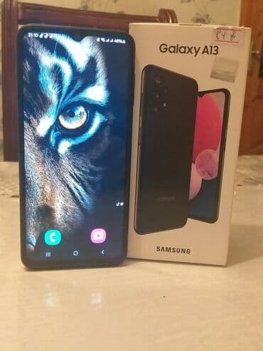 lalafo ariston qiymeti: Samsung Galaxy A13, 64 GB, rəng - Qara, Barmaq izi — 1