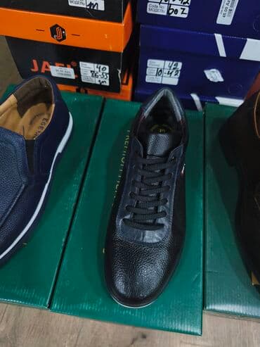 ayaqqabı кожание: Kişi ayaqqabıları – klassik və gündəlik modellər - Material: qara və — 10