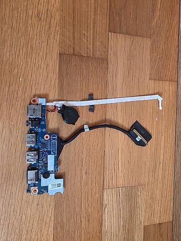 Noutbuk komponentləri: Dell Latitude 3410 ana plata. Ekran kabeli girən yeri nasazdır. təmir — 3