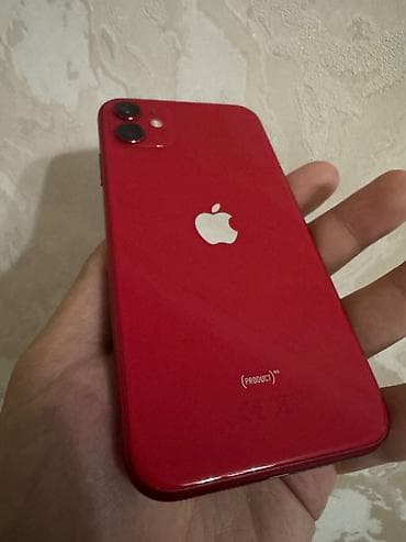 IPhone 11, 128 GB, Qırmızı, Face ID