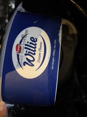 pendir qiymeti: Willie Cream Cheese – Kalleh - Növ: Krem pendir - Yağ faizi: 25% - — 1