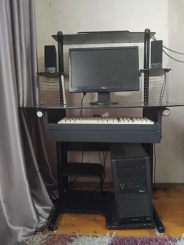 nerj stol: Düz masa, Polkalı, Siyirməli, Metal — 1