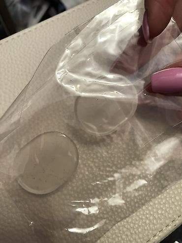 Şəffaf silikon topuqlar üçün yastıqcıqlar (2 ədəd) - Material