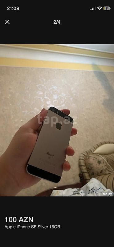 2 el iphone: IPhone SE, 32 GB, Gümüşü — 2