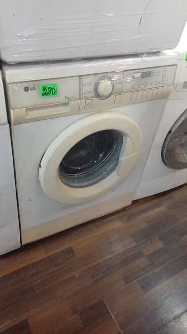 iwlenmiw ayfonlar: Paltaryuyan maşın LG, 7 kq, İşlənmiş, Avtomat, Qurutmasız — 1