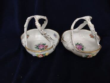 saxlama gabi: Старинные фарфоровые конфетницы с маркировкой VON SCHIERHOLZ в — 1