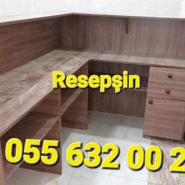 ofis masası 2. el: Yeni, Resepşn, Künc masa — 16