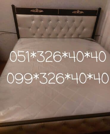 Çarpayılar: Yeni, İkinəfərlik çarpayı, Bazasız, Matras ilə, Siyirməsiz, Azərbaycan — 8