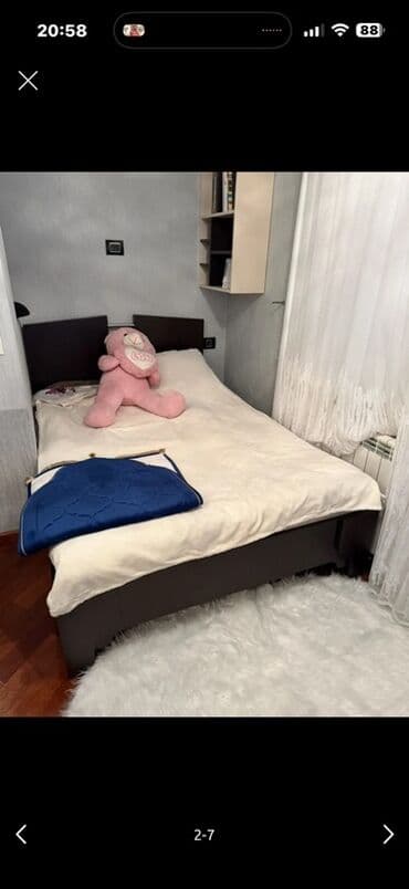 Təknəfərlik çarpayı, Bazasız, Matras ilə, Siyirməsiz