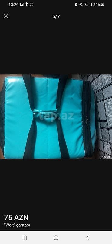 Kuryer çantaları: Salam Volt termo cantası yenidir almaq istəyən səxs əlaqə qursun — 3