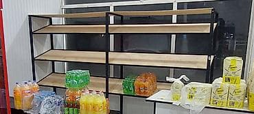 Оборудование для мойки: Mağaza üçün metal karkaslı vitrin rəfi - Konstruksiya: qara rəngdə — 1