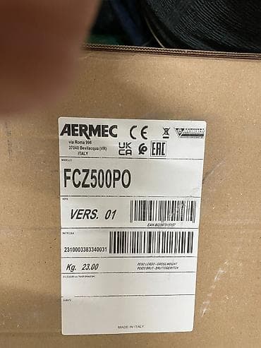 AERMEC FCZ500PO fan-coil (ventilkonvektor) - Model: FCZ500PO, Versiya — 3