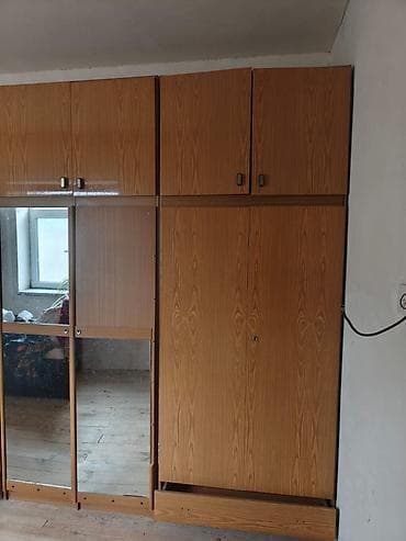 6 qapı, Güzgülü, Qəhvəyi, Açılan, Düz dolab